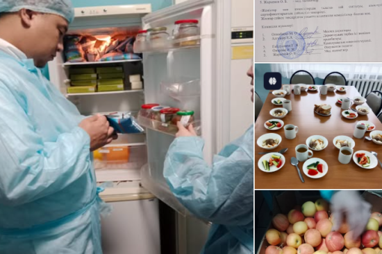 Бүгін, мектеп асханасының тамақтандыру сапасын бақылау, қадағалау мақсатында бракераждық комиссия мүшелері жоспарға сәйкес азық-түліктіңталапқа сай сақталуы, жемістер мен көкөністердің жарамды мерзімдері және азық-түлік сертификаттарының сәйкестігін тексе